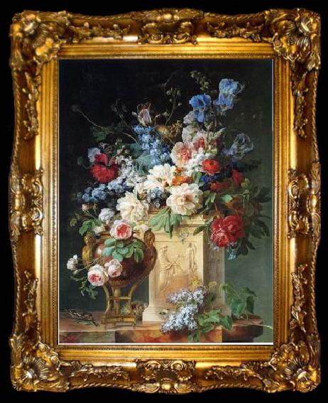 framed  unknow artist Floral, beautiful classical still life of flowers.044, ta009-2